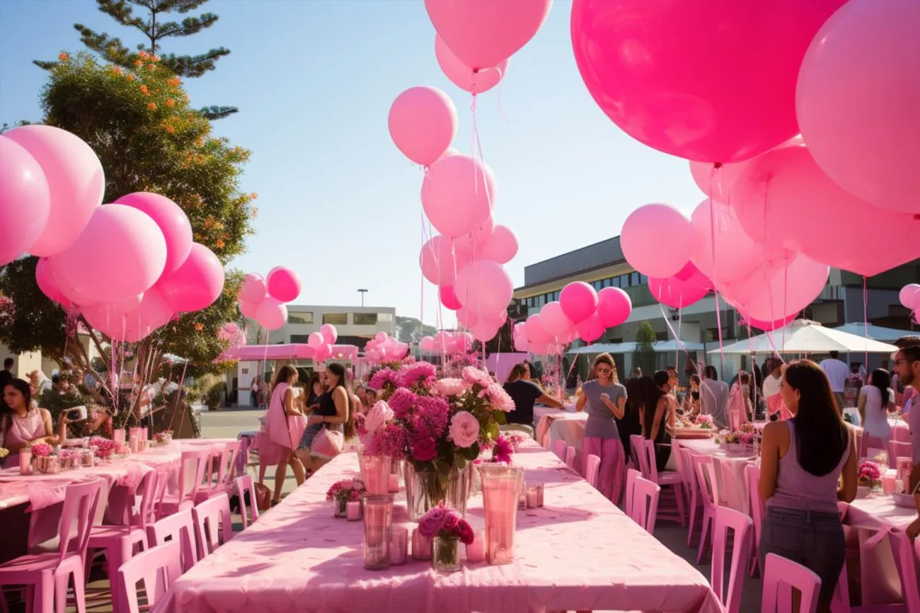 Pink party väla: a celebration of elegance and fun